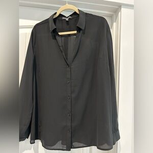 The Limited Classic Black Blouse